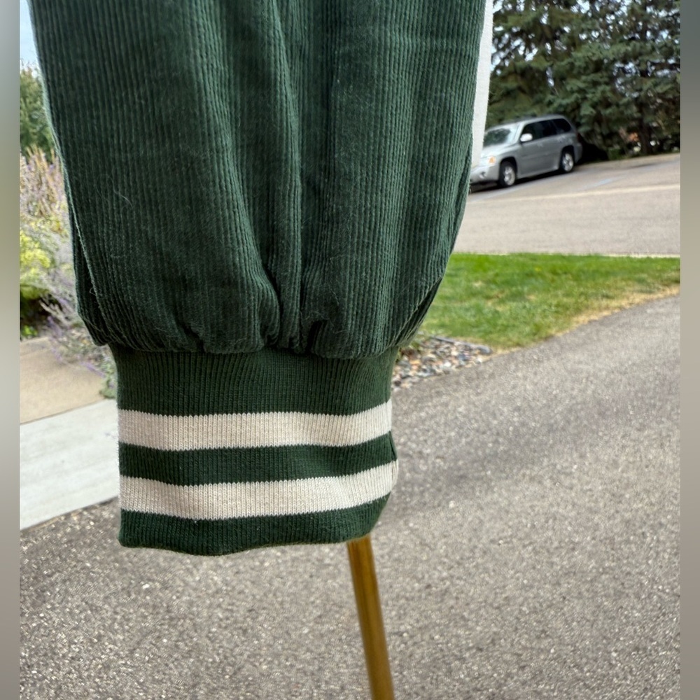 Emory Park Green Corduroy Bomber Jacket - Picture 3 of 10